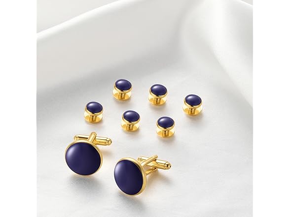 Zealmer 8pcs Men's Cufflinks