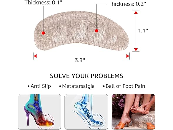 Urwalk Ball of Foot Cushions