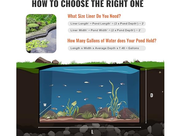 VEVOR Pond Liner