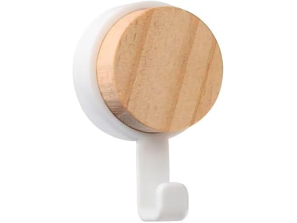 White Coat Hook to Single Towel/Robe Clothes,Hook