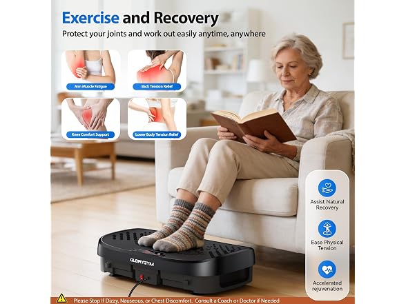Glorygym Curved Vibration Plate - Gallery 6