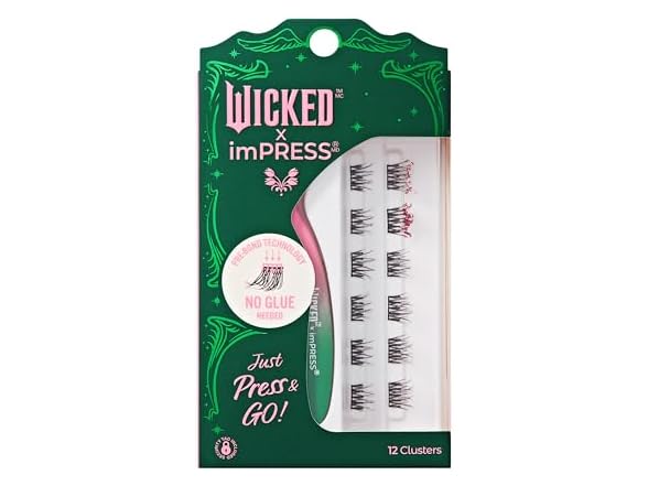 Wicked x imPRESS Lashes Bewitching 12 Clusters