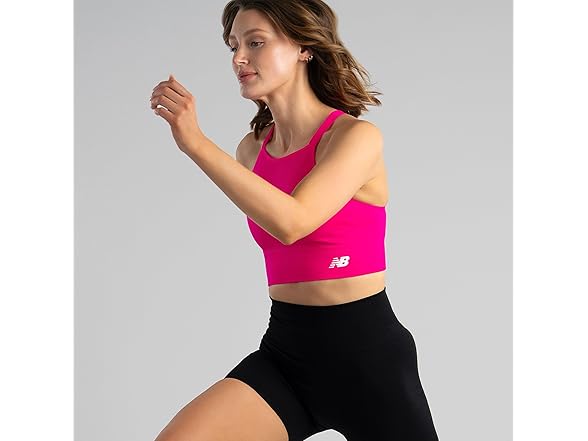 New Balance Strappy Bra (XL) Pink