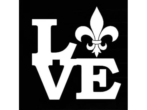 CMI NI270 Fleur De Lis Love Decal 