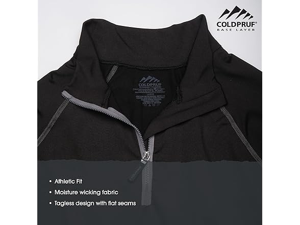 Men's Long Sleeve Mock Neck Top (M)