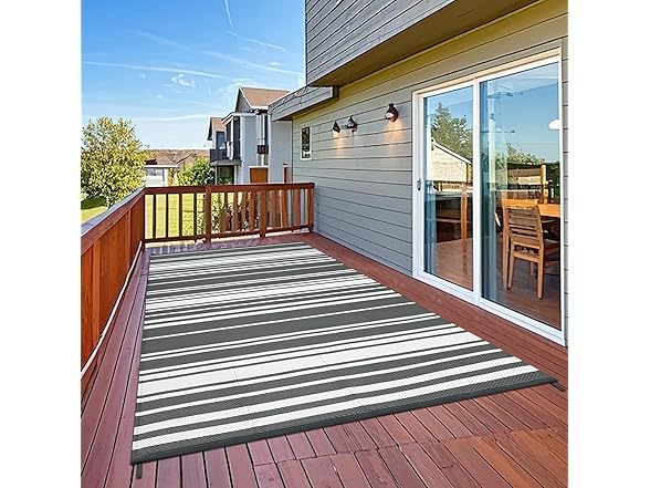 GarveeHome Outdoor Rug Mat for Patio, 8'x10'
