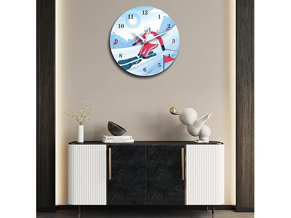 CIGERA 12 Inch Sports Wall Clocks