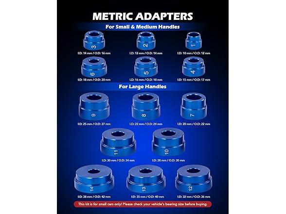 Orion Motor Tech 33pc Bearing Press Kit