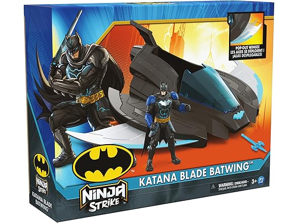 Batman Ninja Strike Katana Blade Batwing and 6" Action Figure
