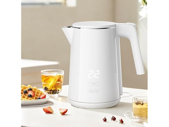 ZKBHOME 1.0L White Kettle