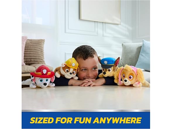 Paw Patrol GUND Rubble Plush Weighted 8”