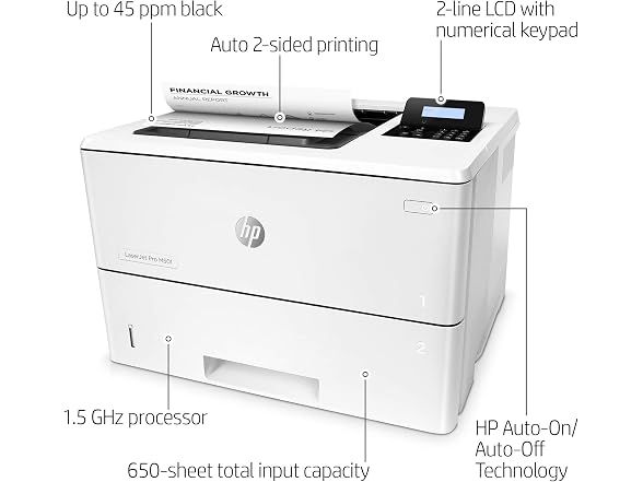 HP LaserJet Pro M501dn Duplex Printer