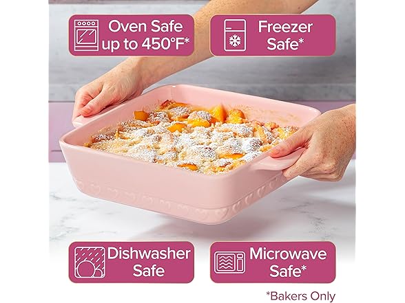 Paris Hilton 3-Piece Ceramic Baker Set