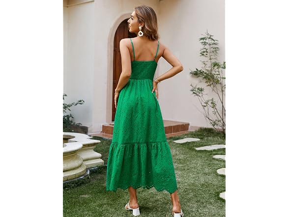 BerryGo Women (8-10) Summer Tropical Maxi Dress