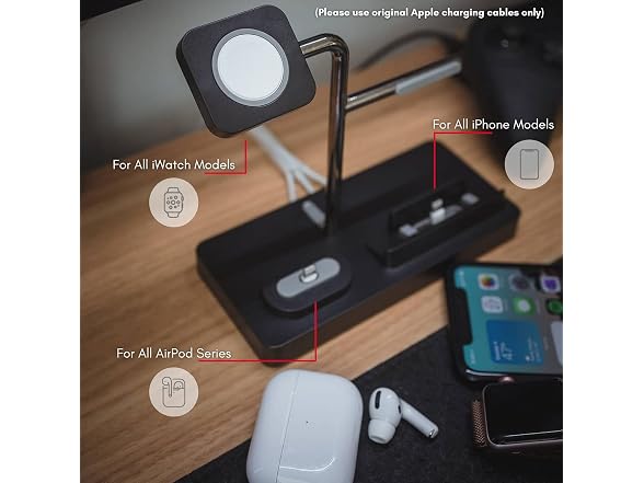 Macally Apple Devices Charging Stand