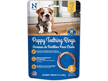 $4.99, Was $11.29, 55% Off! 6CT N-Bone Puppy Teething Ring, Chicken Flavor dealfomo