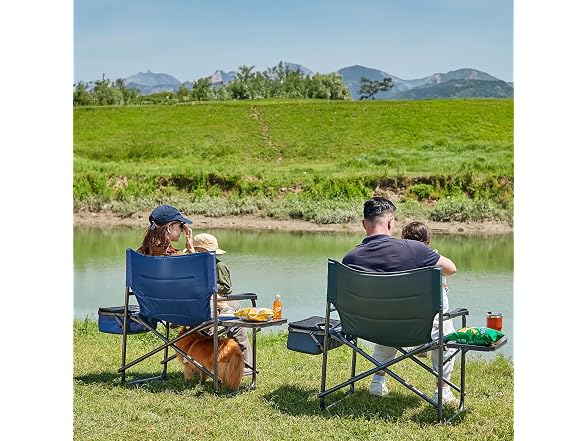 TIMBER RIDGE Grey XXL Camping Chair - Gallery 10