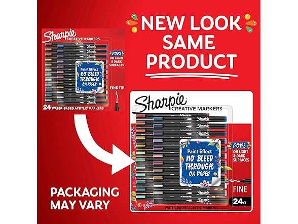 Sharpie Creative Markers 24ct Assorted