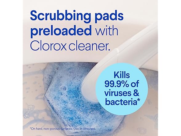 (2-Pk) CLOROX ToiletWand Toilet Bowl Cleaner