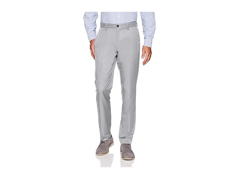 Amazon Essentials Mens Slim Fit Flat Front Dress Pant