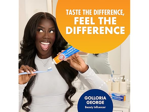 4PK ARM & HAMMER Advance White Toothpaste