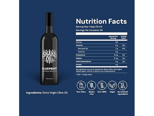Blueprint Snake Oil Olive Oil, 750ml