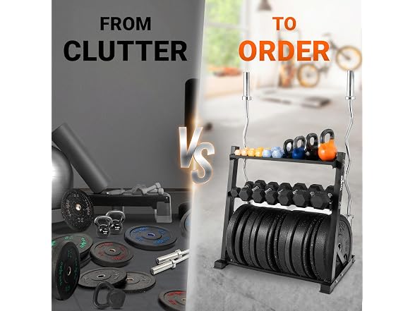 Yes4All Multi-Functional Weight Storage Rack