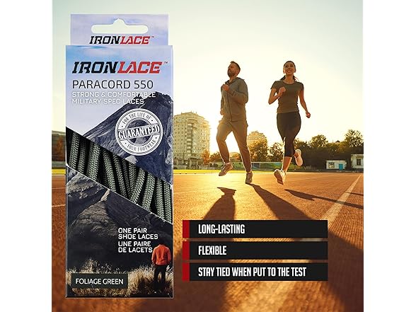 IRONLACE - Paracord Type III Shoe Laces