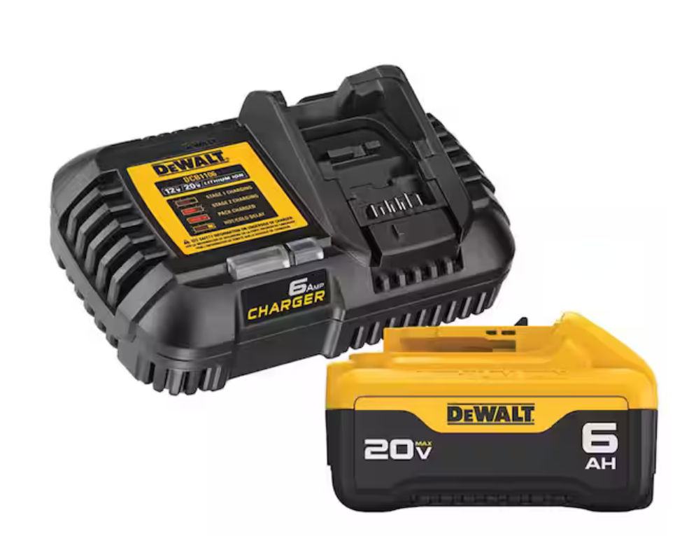 Dewalt DCB206C 20V MAX 6.0 Ah Battery and Charger - Gallery 2