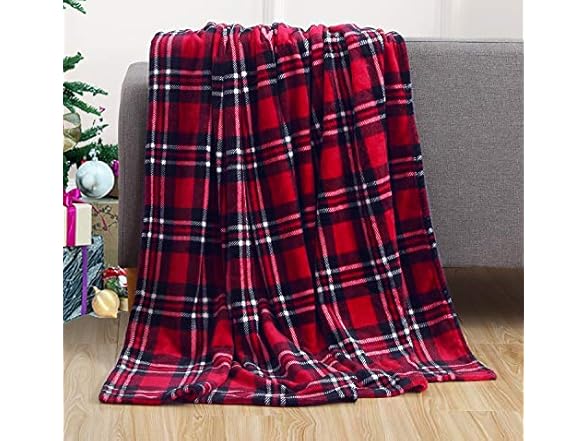 Valerian Holiday Fleece Throw 50x60