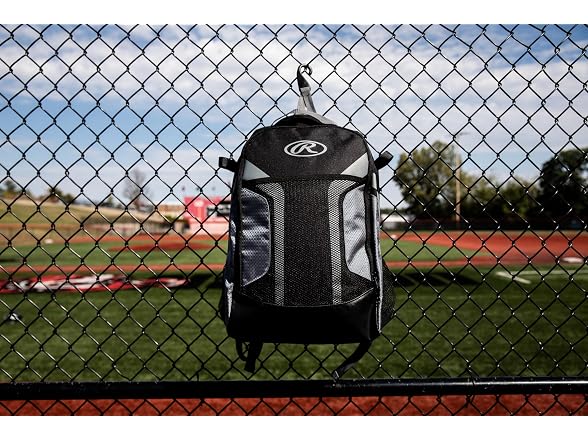Rawlings | R200G Backpack Equipment Bag | Youth Baseball & Softball | Grey