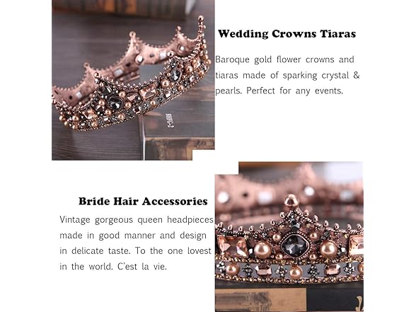 Fdesigner Pearl Wedding Crown