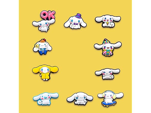pocpockets 40Pcs Cartoon Shoe Charms