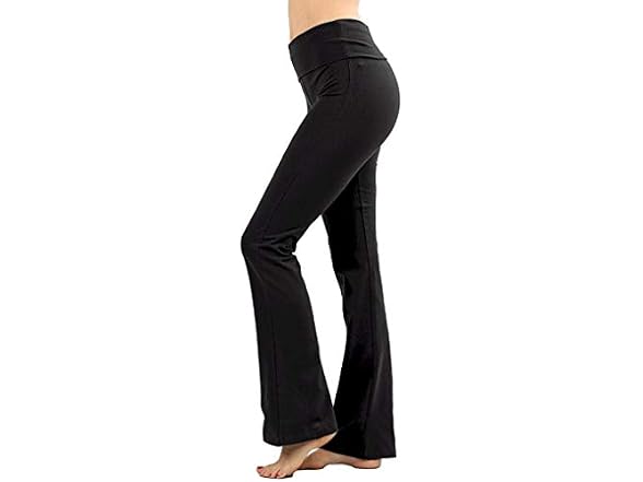 Zenana Women (S) Fold Over Waist Cotton Leggings