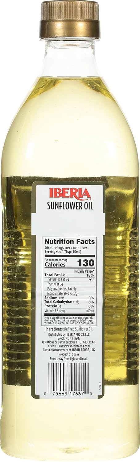 Iberia Sunflower Oil, Expeller Pressed, 33.8 oz. - Gallery 5