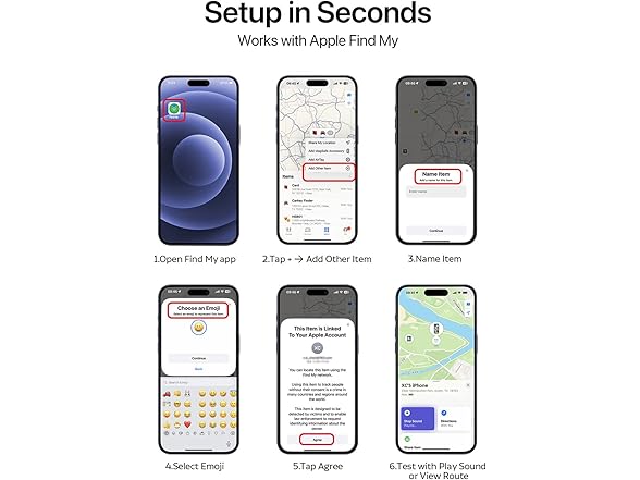 MSEBENT Slim Air Tag Wallet Tracker Card
