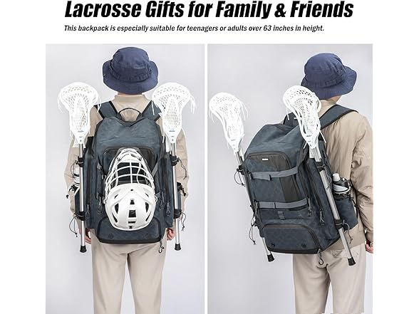 Lacrosse Sports Backpack with Cleat Pocket