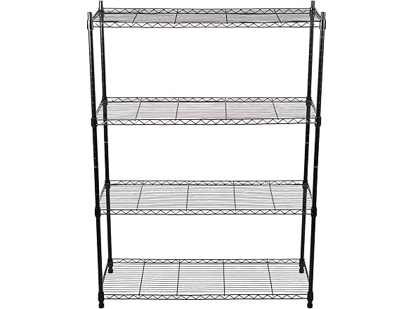 Elevon 4-Shelf Adjustable, Heavy Duty Storage Shelving Unit