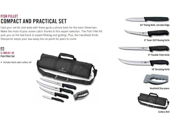 Victorinox Fibrox Fish Fillet 6 Piece Kit