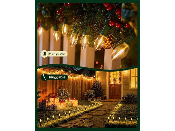 Brightown Christmas Pathway String Light
