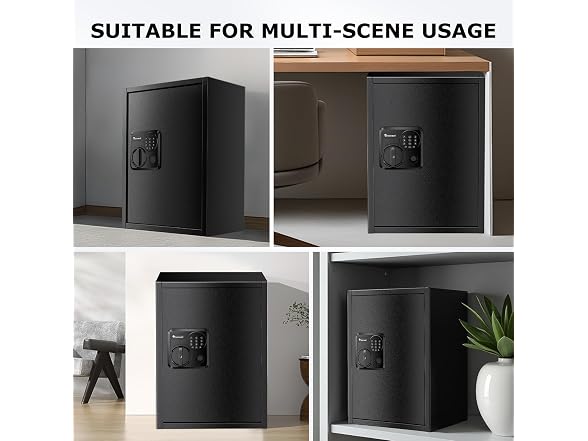 Bonsaii SF006 1.8 Cubic FeetHome Safe Box, Black (Open Box)
