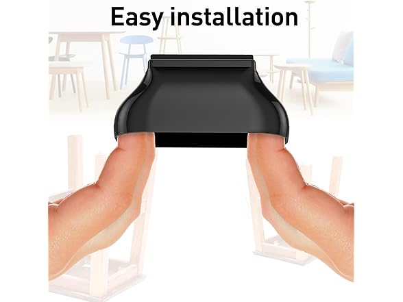 CHWM 1" x 1.5" Rectangle Chair Leg Floor