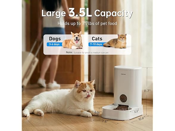 PAWGETHER Gravity 1 Gallon Pet Feeder