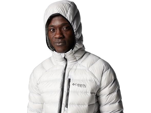 Columbia Men's Arctic Crest Down Hooded Jacket (L)