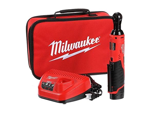 Milwaukee 2457-21 3/8-in Cordless M12 Ratchet Kit