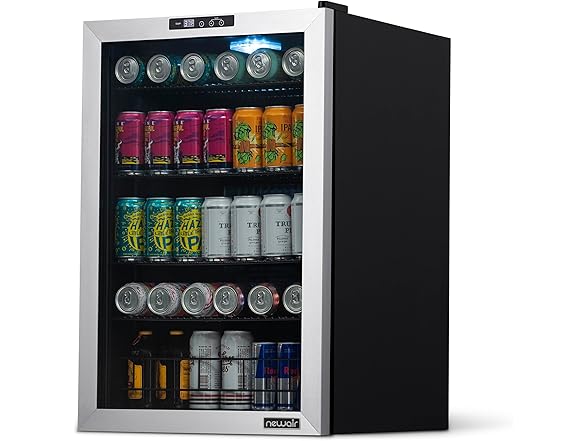 Newair Beverage Fridge w/Split Shelf - 160 Cans