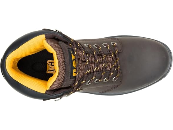 CAT Men's Striver Waterproof Steel Toe Industrial Boot, Brown 1, 7.5 Wide