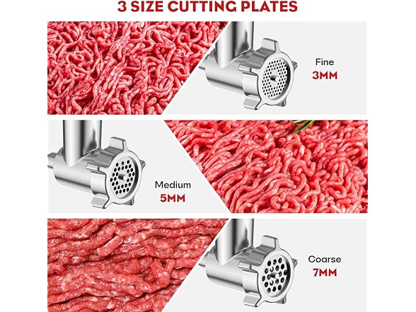 Meat Grinder & Slicer Mixer Attachment