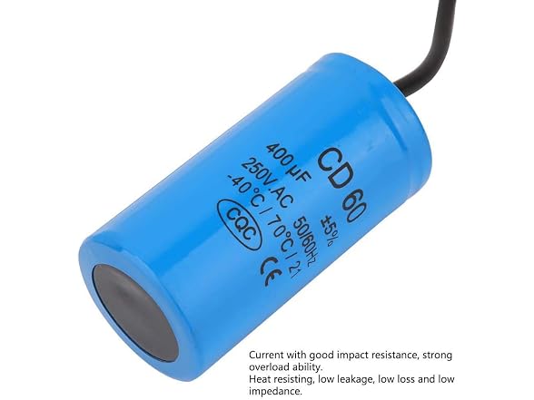 Walfront CD60 Motor Capacitor Round Motor 50/60Hz