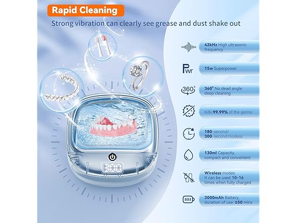BEKOMIYA Ultrasonic Retainer Cleaner